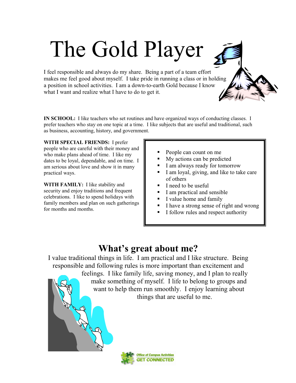 The Gold Player