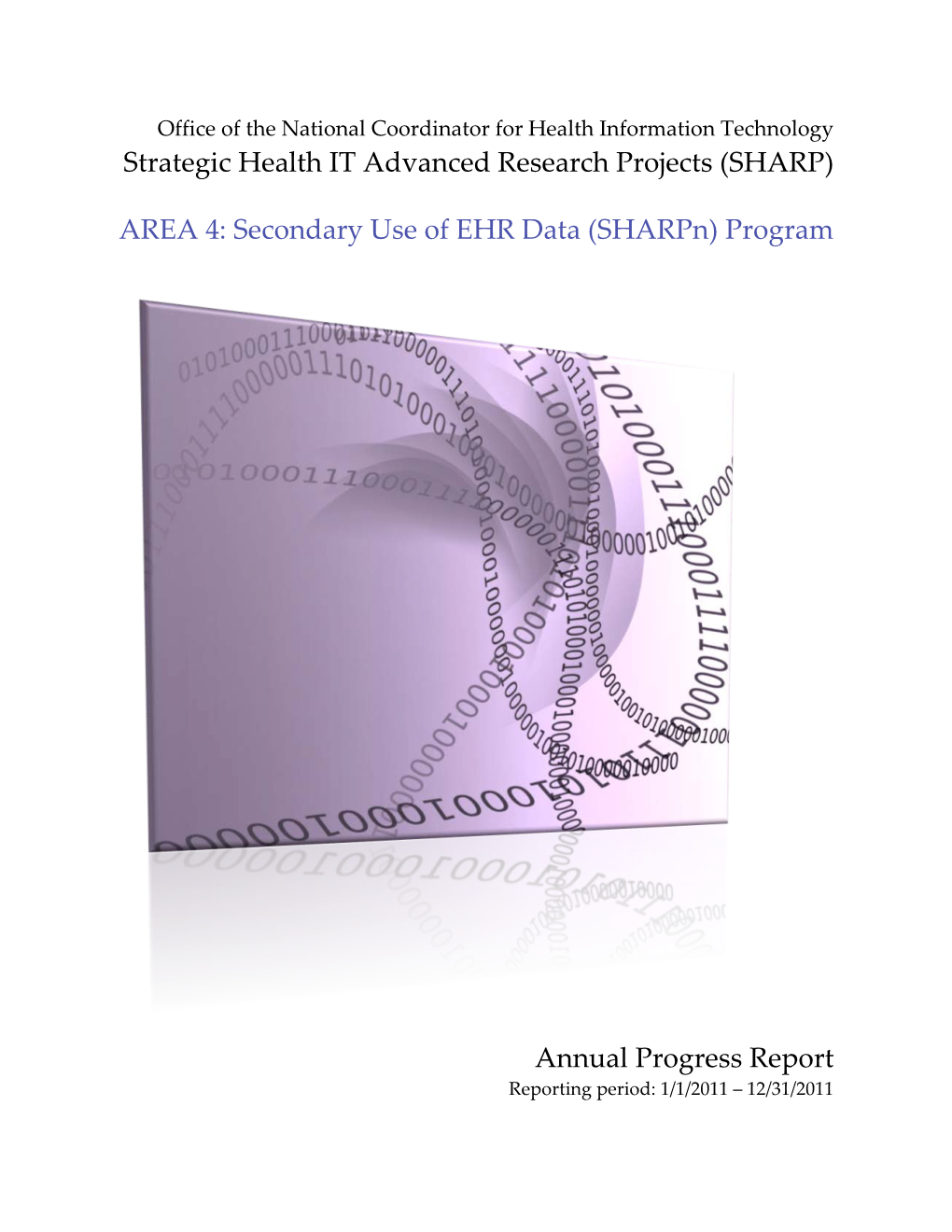 2011 Annual Progress Report