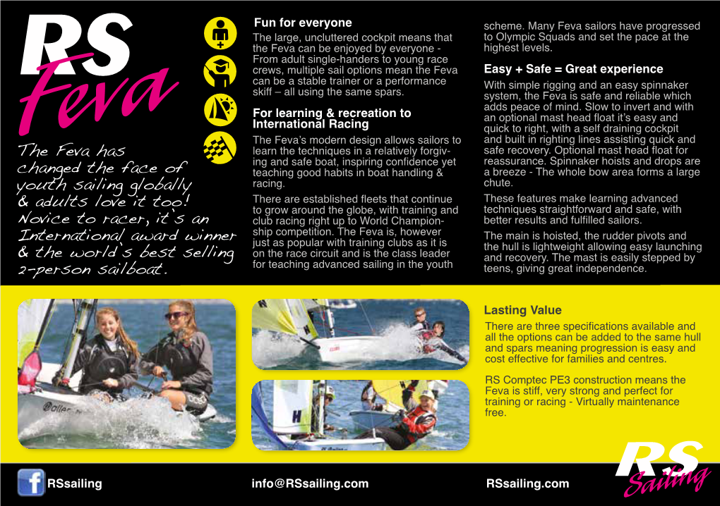 RS Feva Brochure