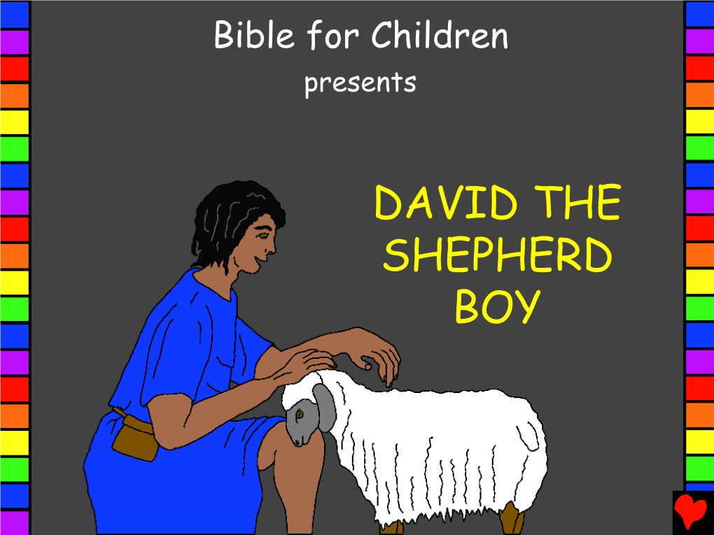 David the Shepherd Boy English