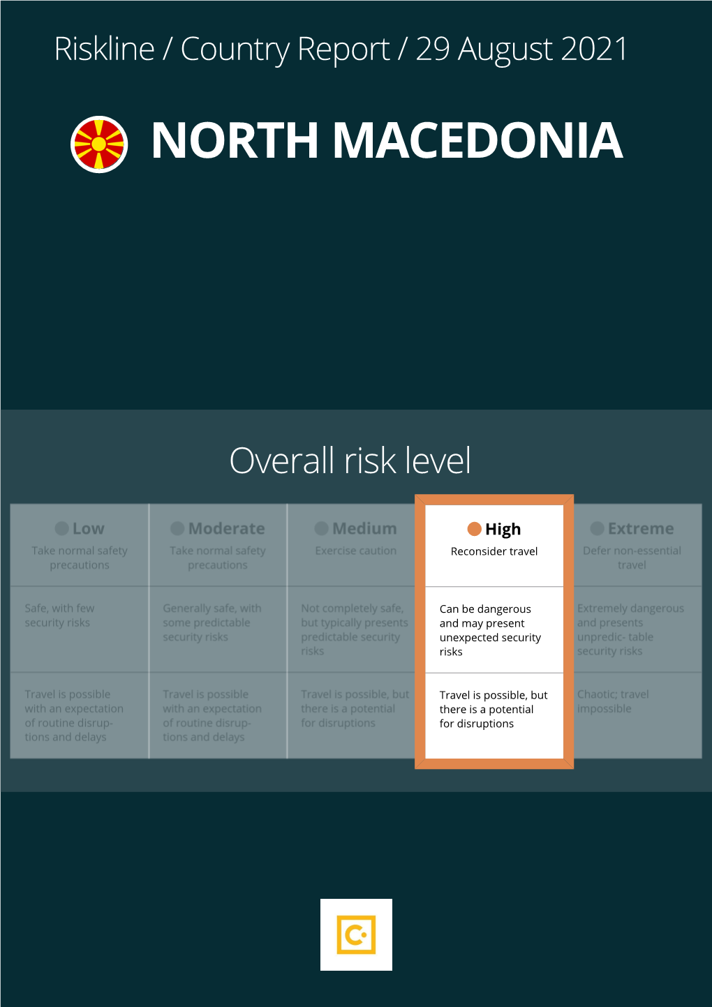 Crime Moderate Risk Organised Criminal Groups Are Active Along Northern Areas Along the Border with Kosovo and in Skopje, but They Do Not Target Foreigners