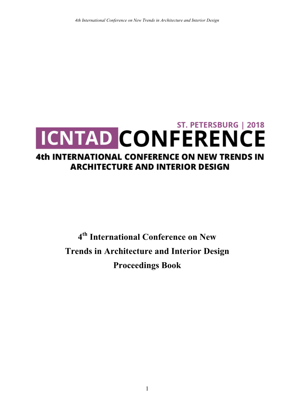 4 International Conference on New Trends In