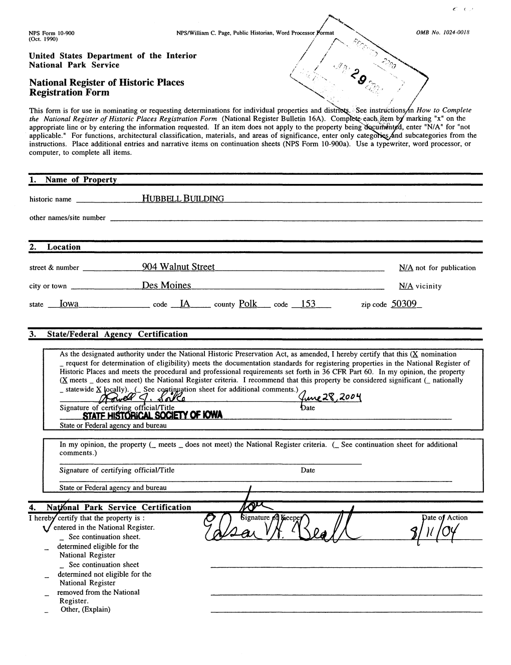 STATF Hi&Fmcal SOCIETY of IOWA