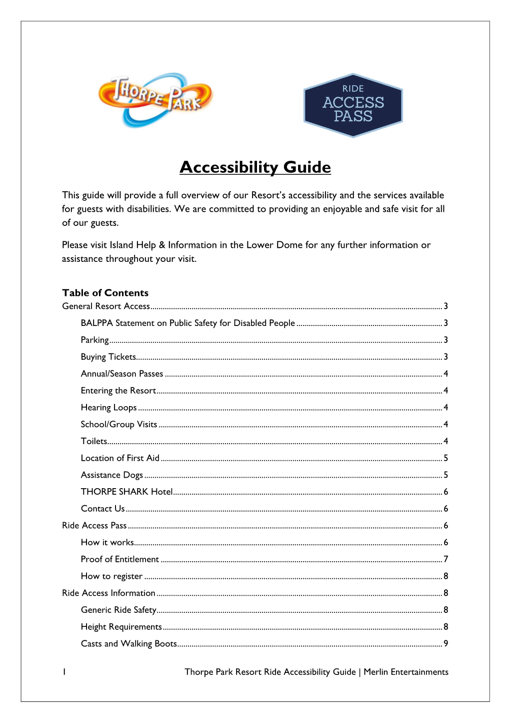 Accessibility Guide