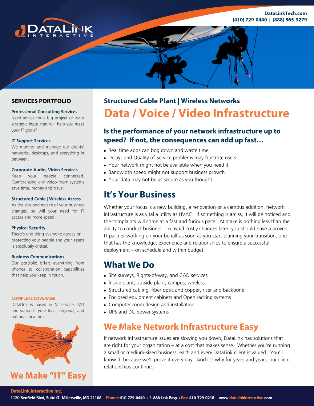 Data / Voice / Video Infrastructure