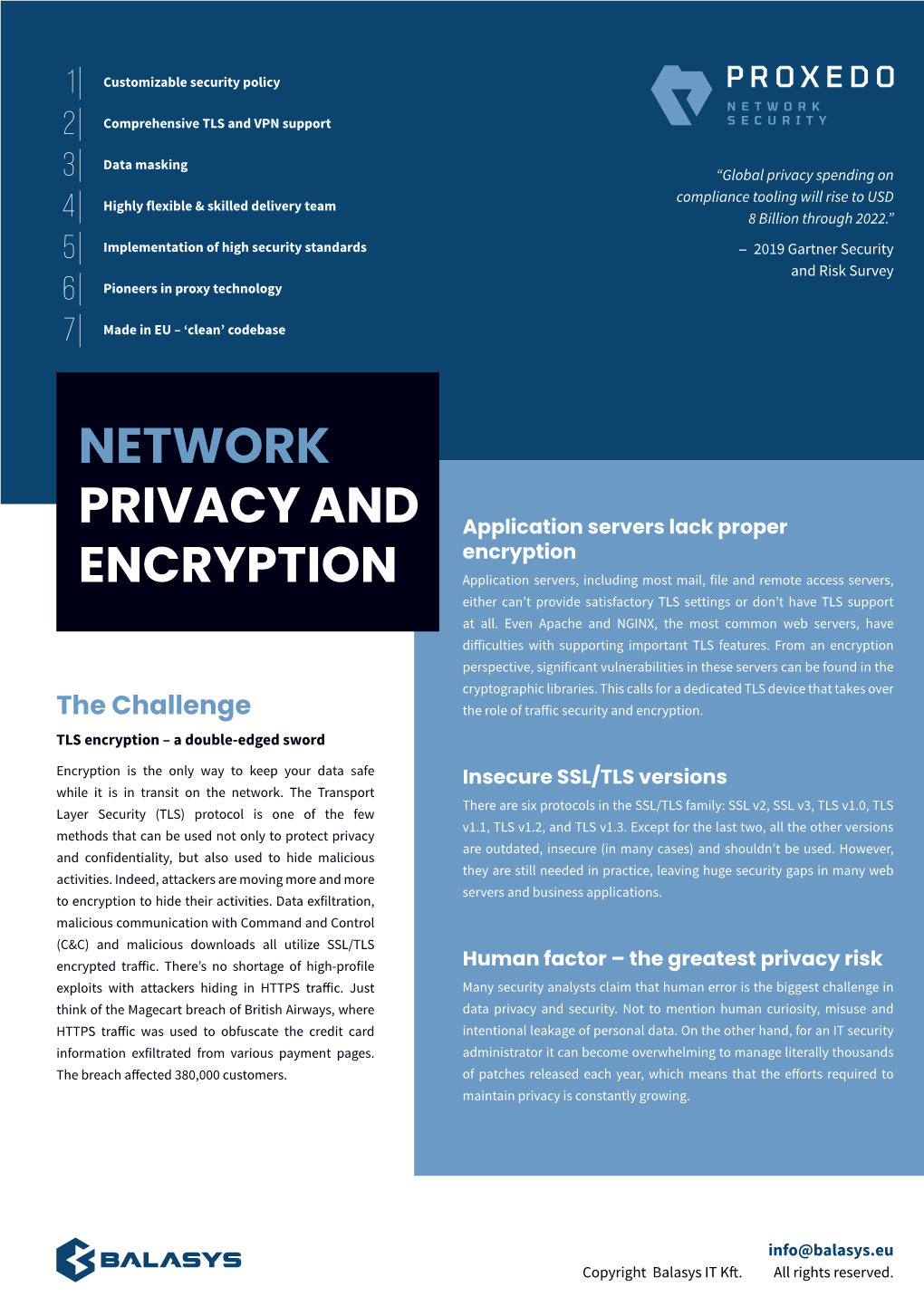 Network Privacy and Encryption