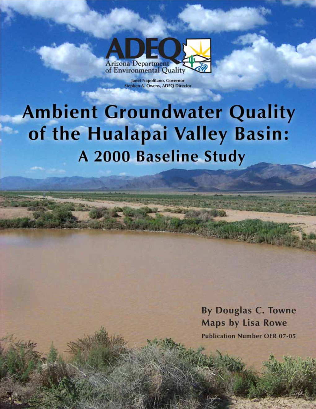 Haulapai Valley Ambiant Groundwater Quality Study OFR 07-05