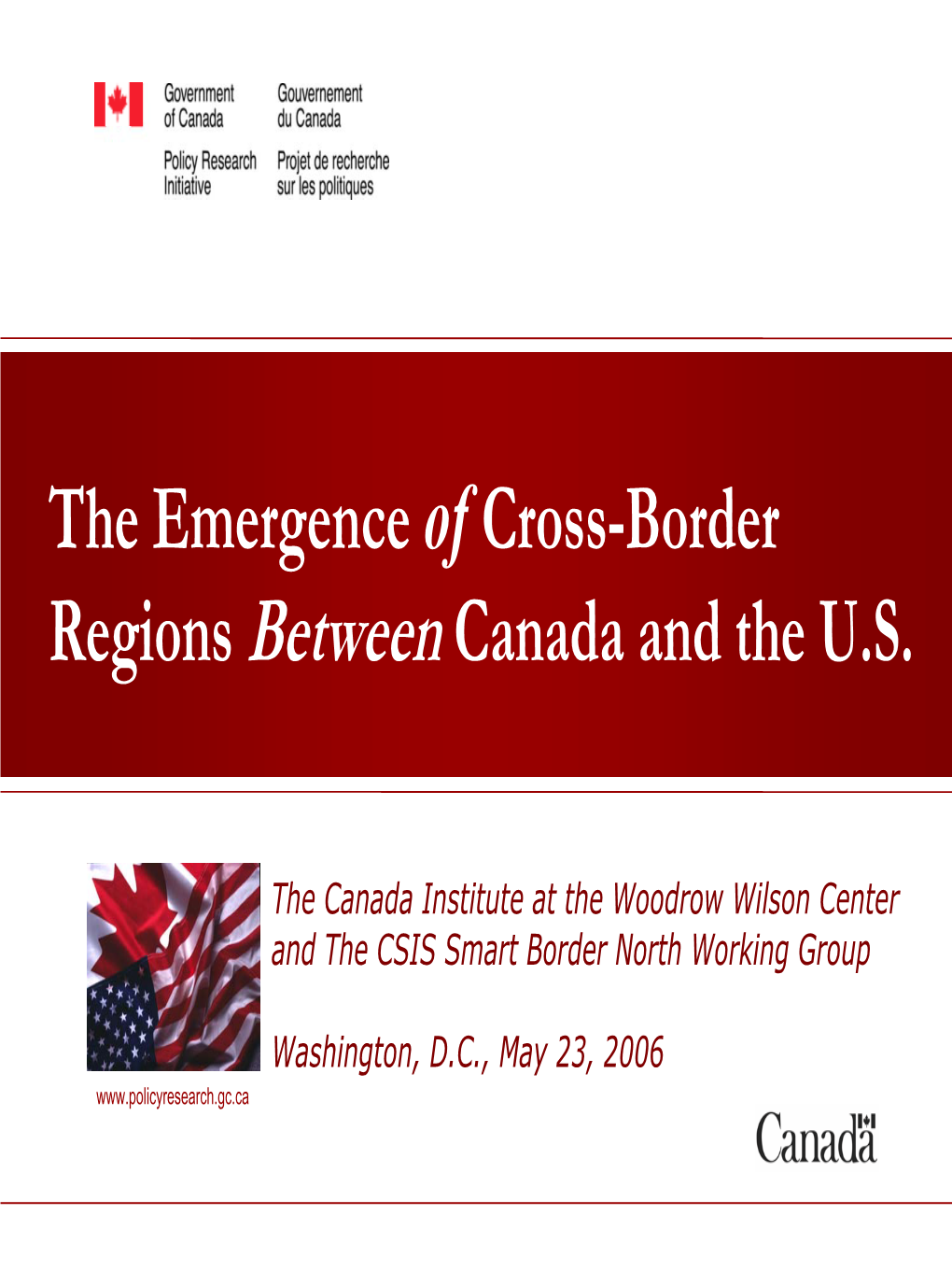 The Emergence of Cross-Border Regions Between Canada and the U.S