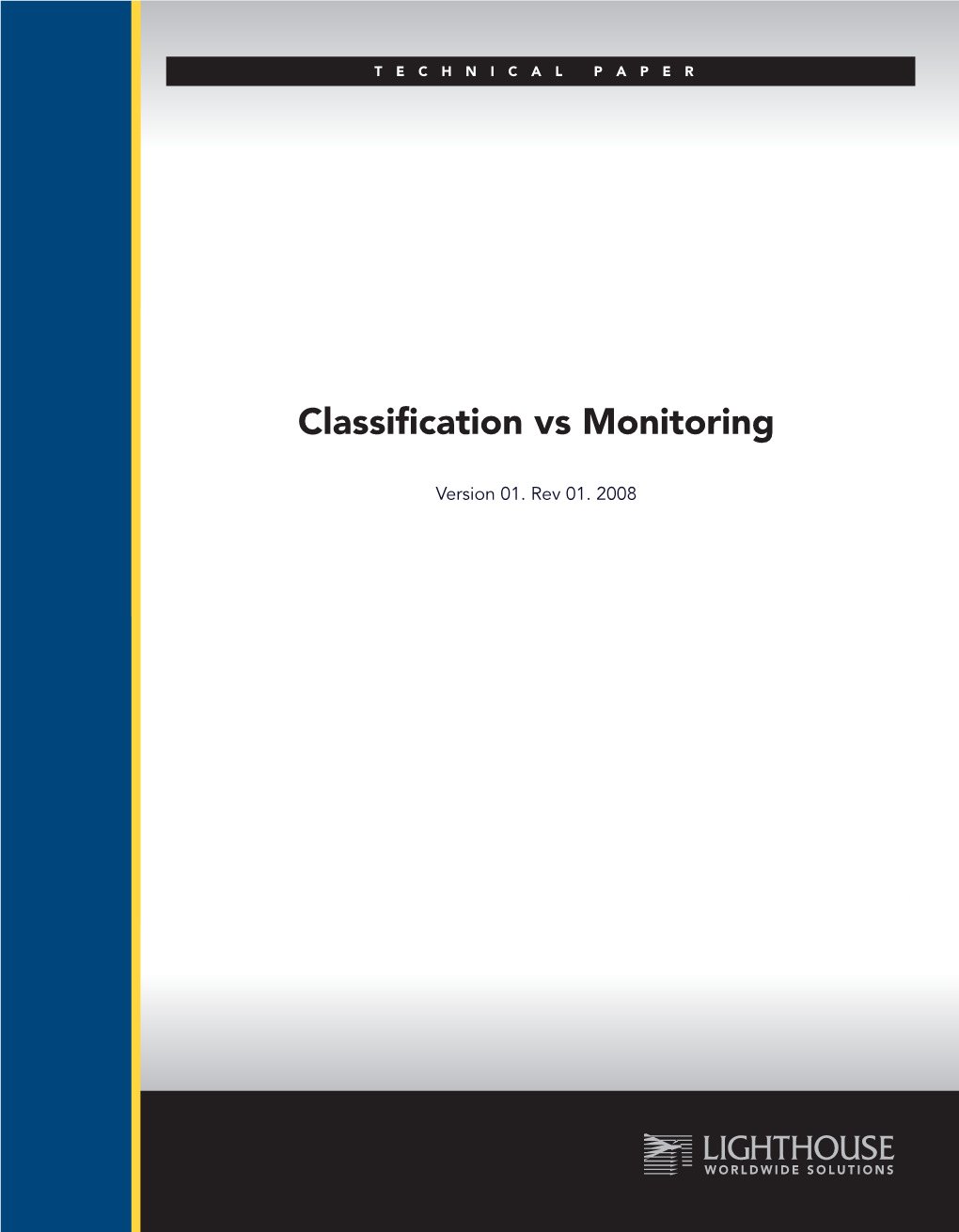 Classification Vs Monitoring.Pdf
