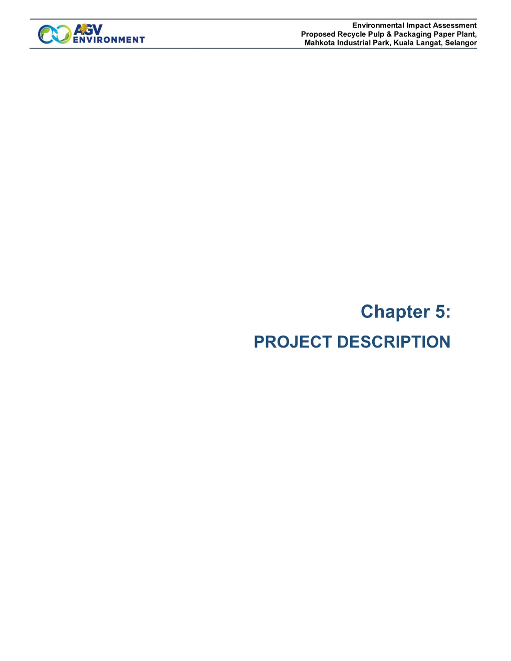 Chapter 5: PROJECT DESCRIPTION