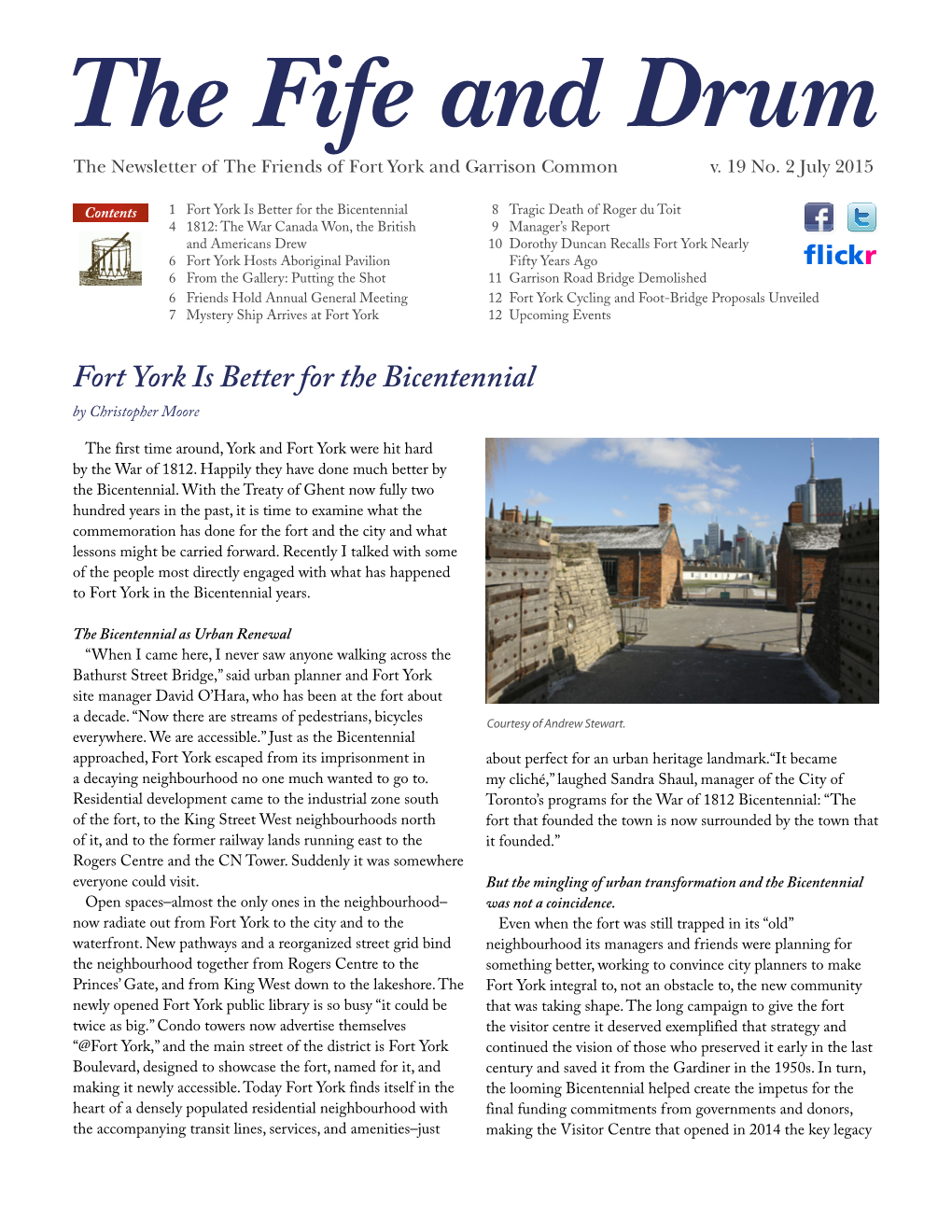 The Fife and Drum, July 2015, V. 19 No. 2