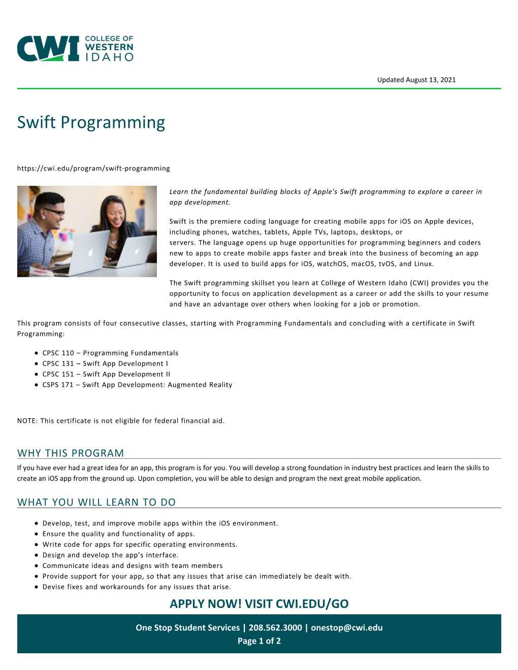 Swift Programming