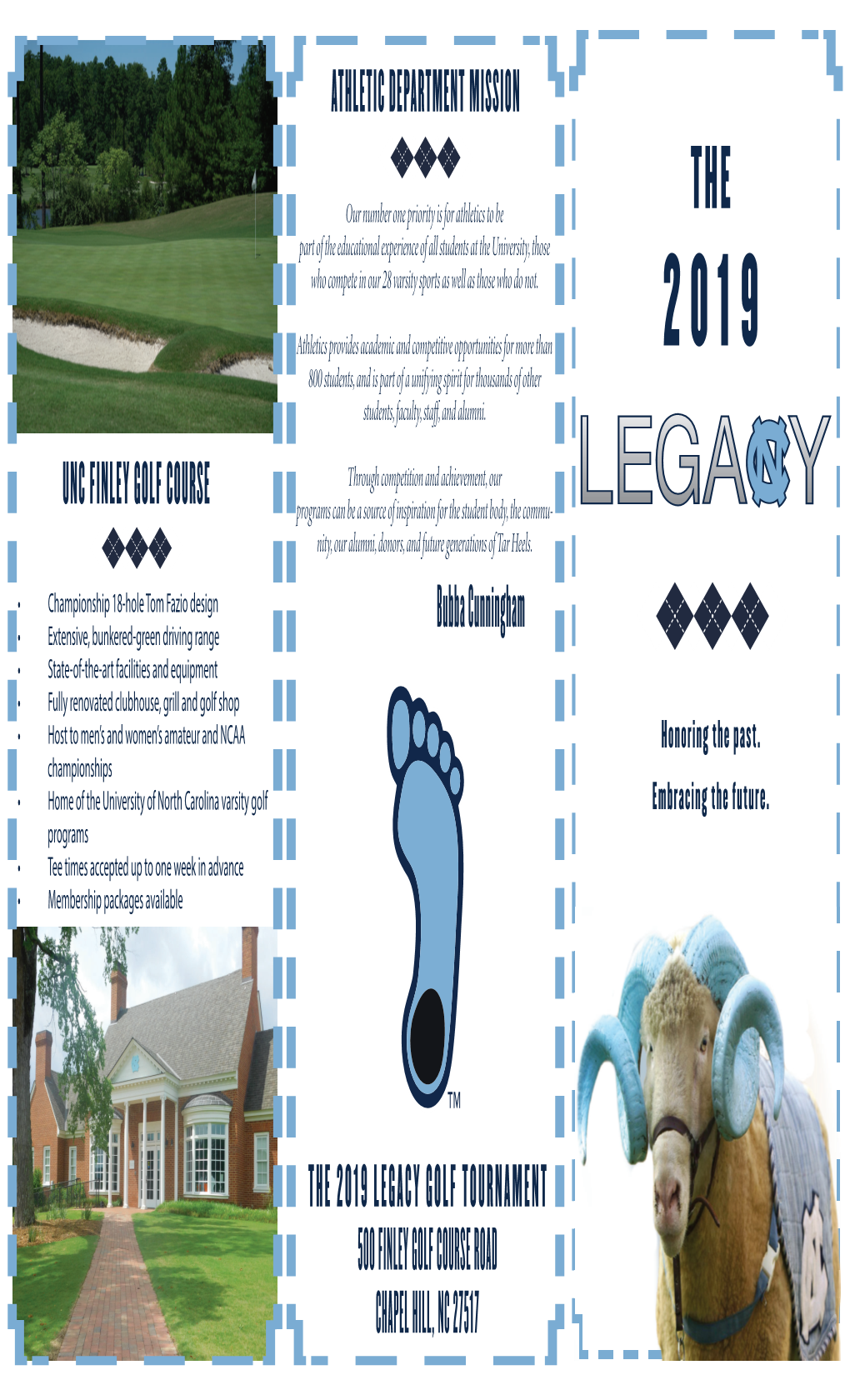 2019 Legacy Tournament Brochure