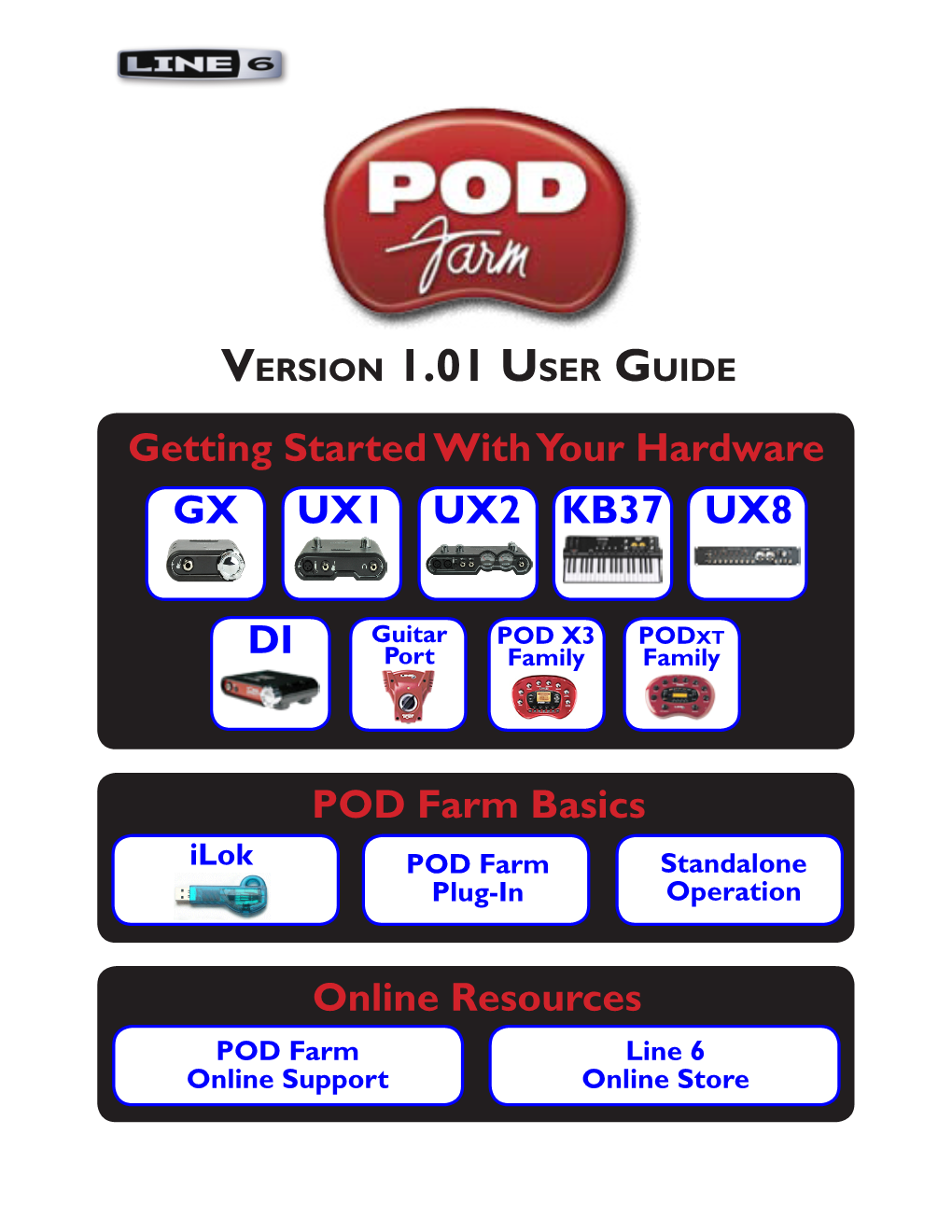 Line 6 POD Farm 1.01 User Guide