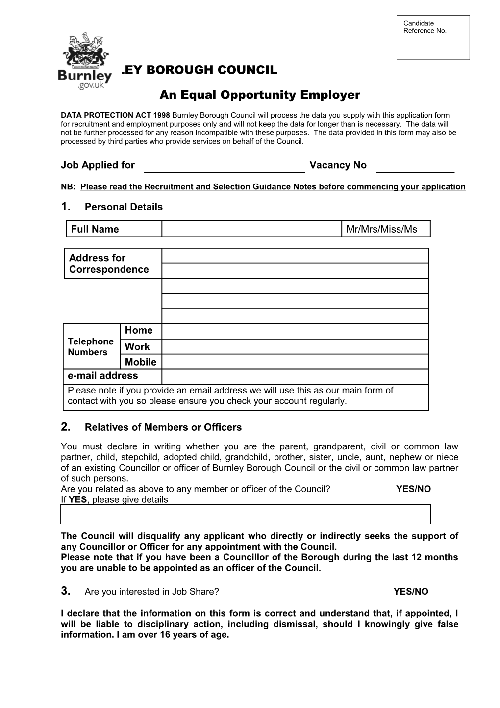 Burnley Borough Council