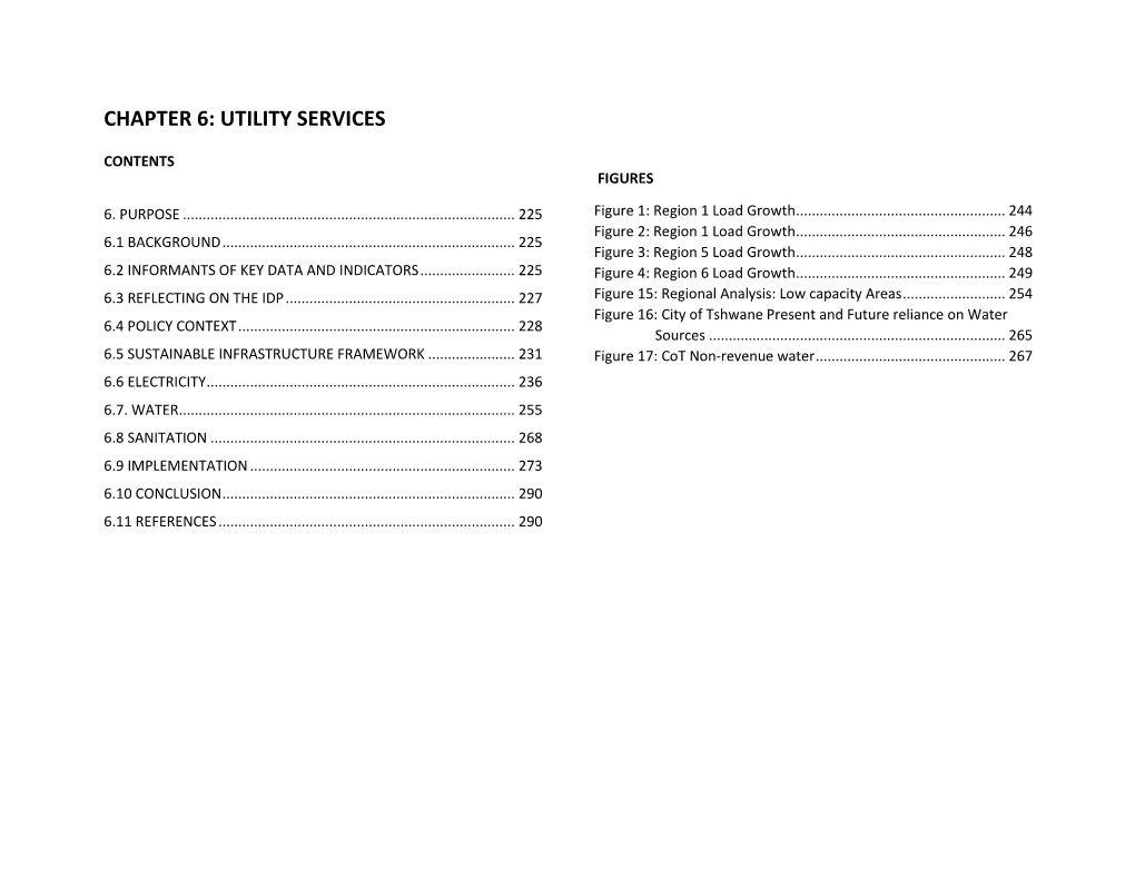 Chapter 6 Utility Services Chapter 5 Oct 2019