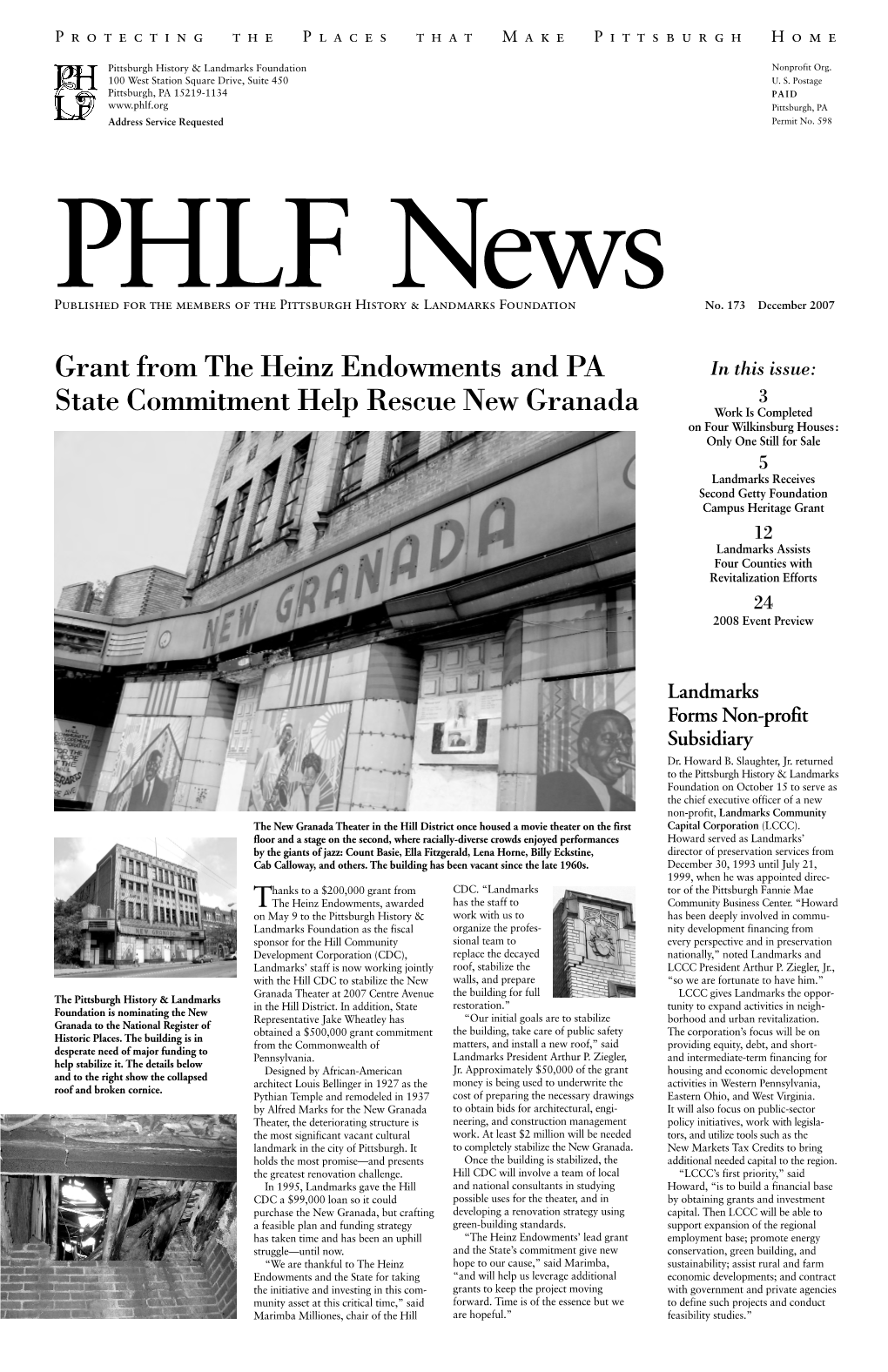 PHLF News Publication