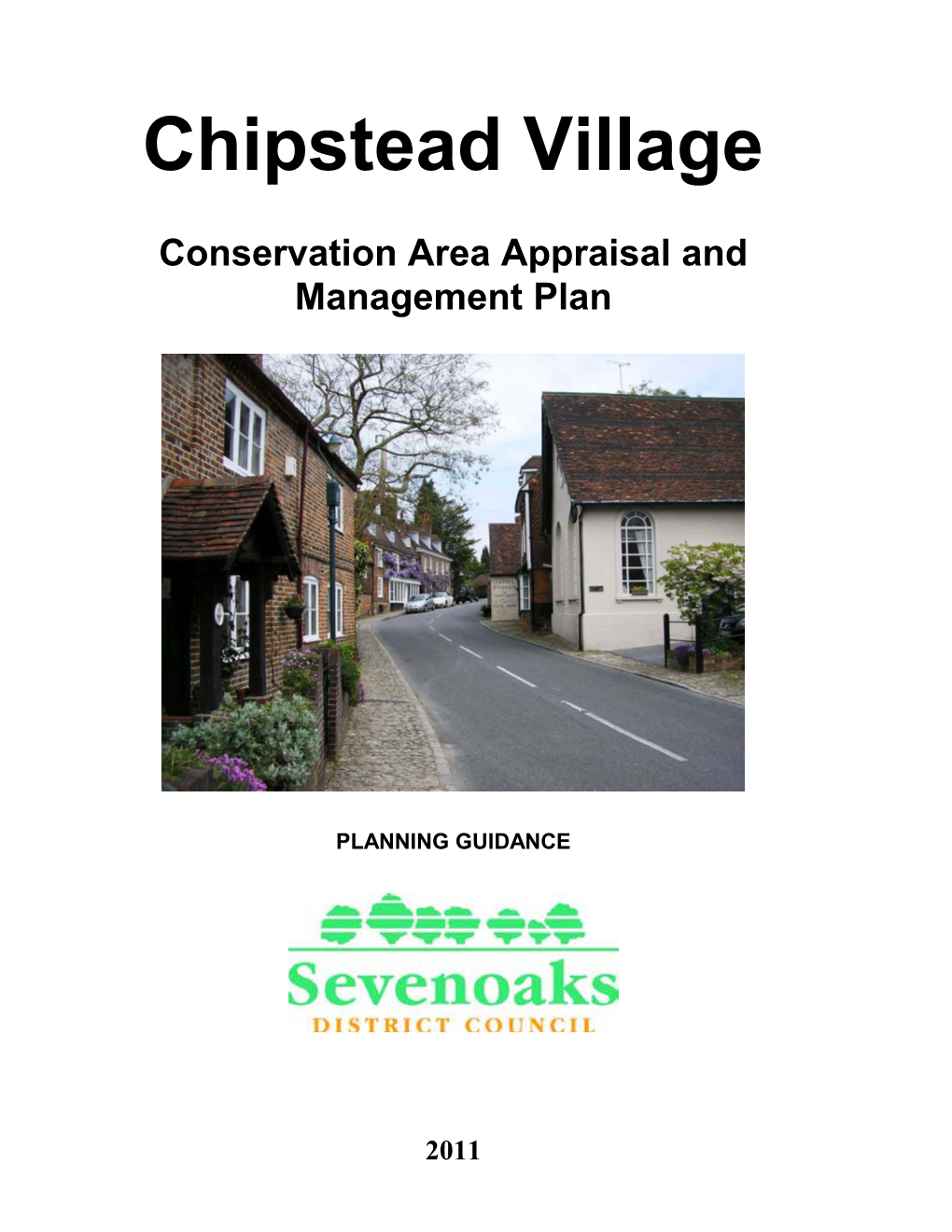 Chipstead Conservation Area Appraisal 1999