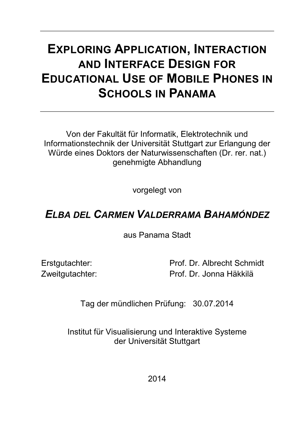 Educational Use of Mobile Phones in Schools in Panama