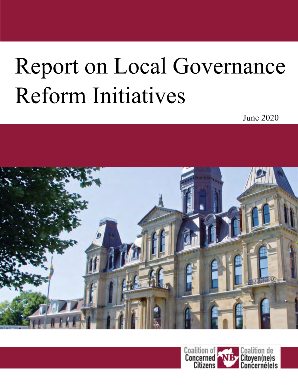 Report on Local Governance Reform Initiatives