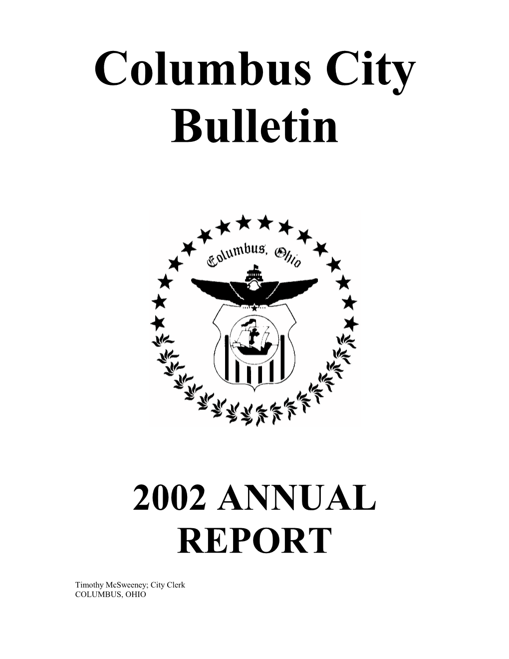 Columbus City Bulletin 2002 Annual Report (Pdf)