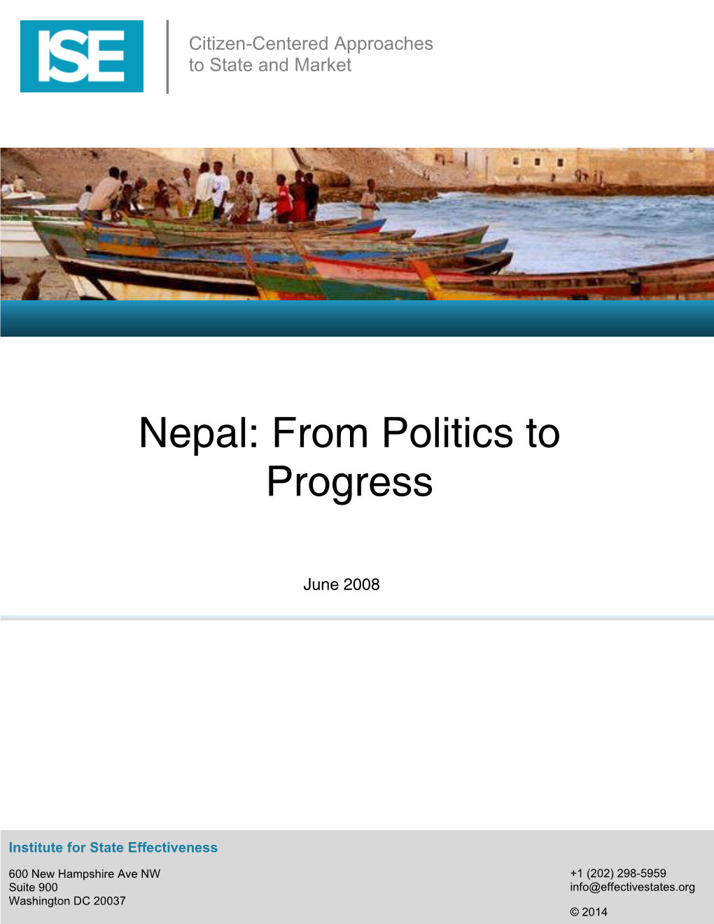 Nepal: from Politics to Progress