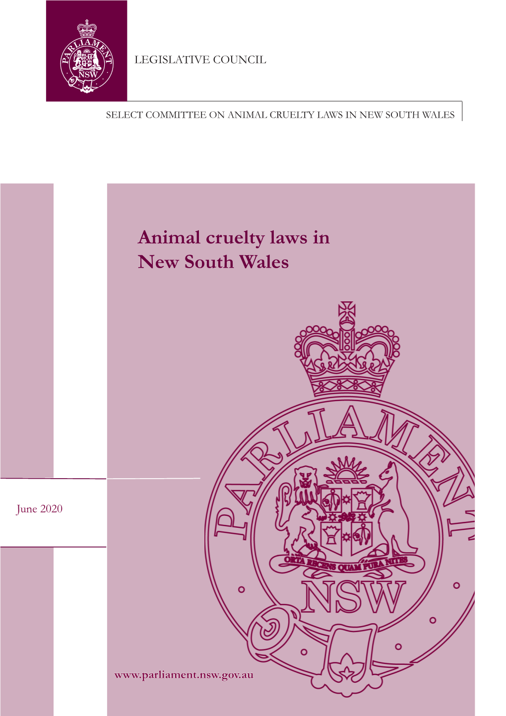 Select Committee on Animal Cruelty Laws in New South Wales
