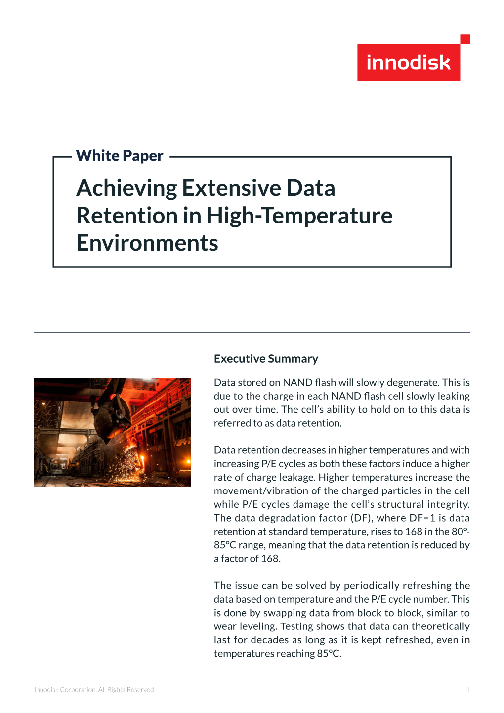 Achieving Extensive Data Retention in High-Temperature Environments