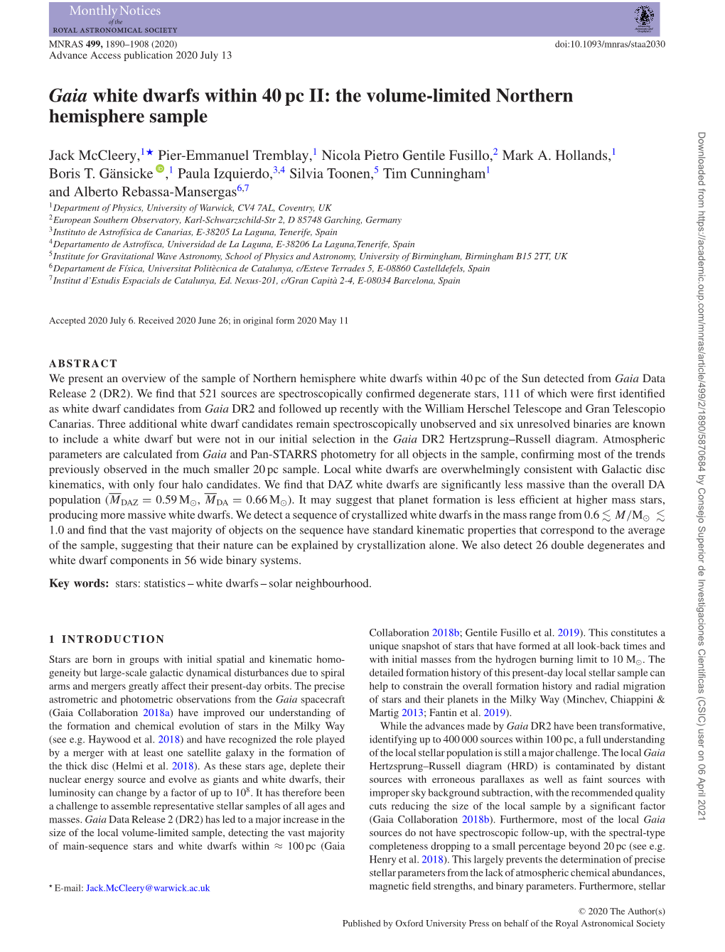 Gaia White Dwarfs Within 40 Pc II: the Volume-Limited Northern