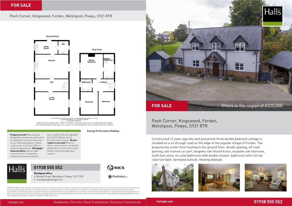 Offers in the Region of £320,000 Pooh Corner, Kingswood, Forden