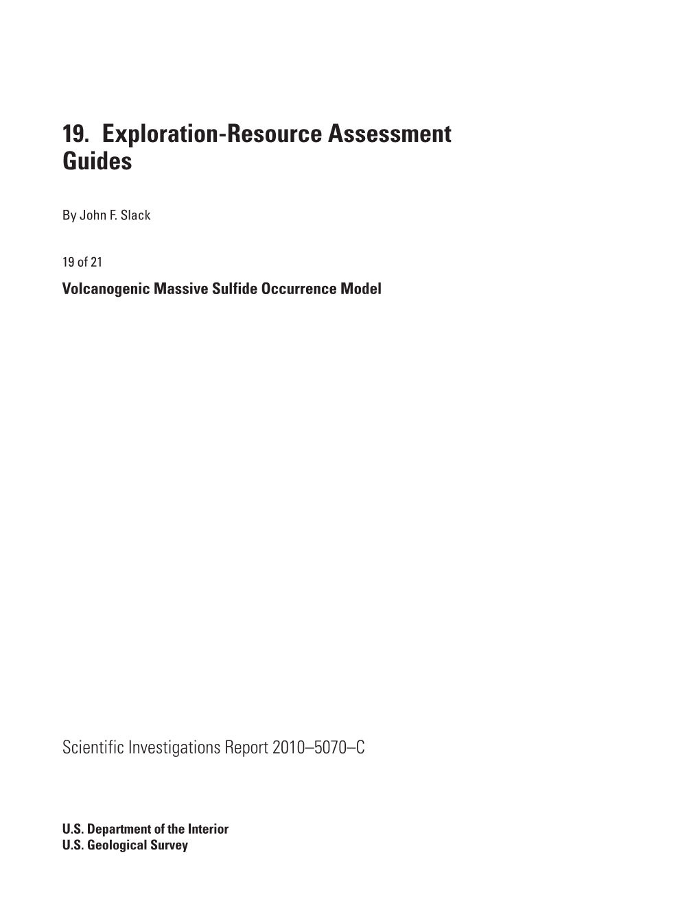 19. Exploration-Resource Assessment Guides