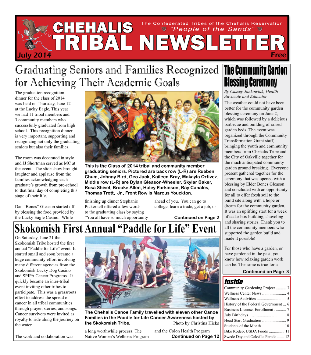 Tribal Newsletter