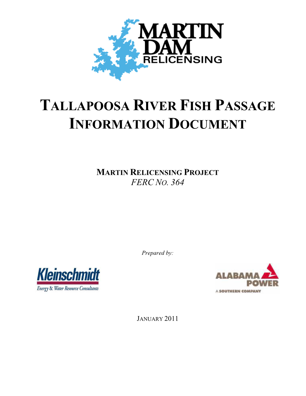 Tallapoosa River Fish Passage Information Document