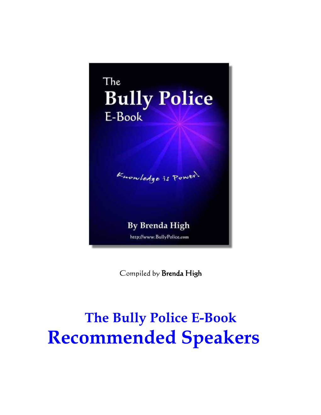 Recommended Speakers