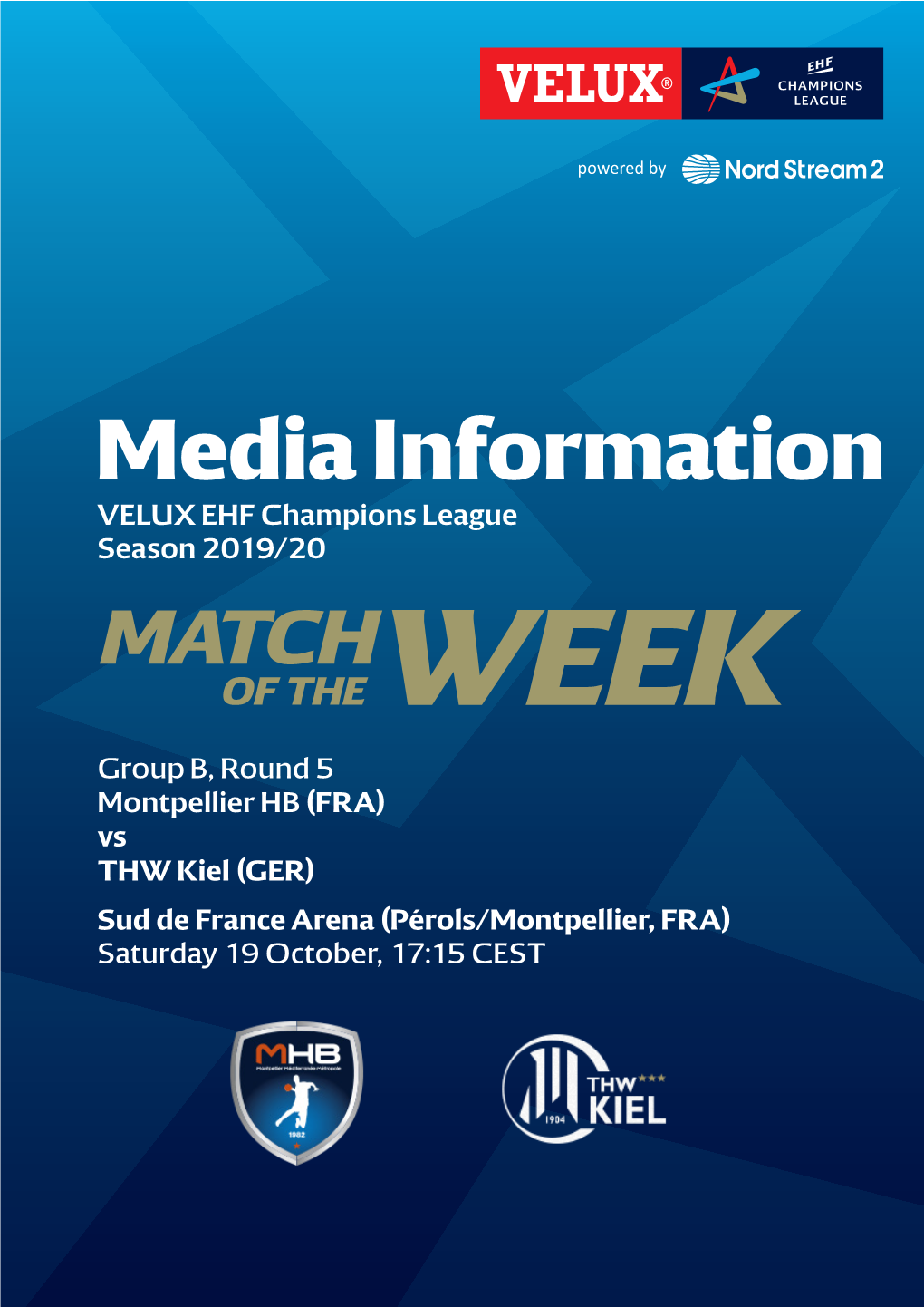 Media Information VELUX EHF Champions League Season 2019/20