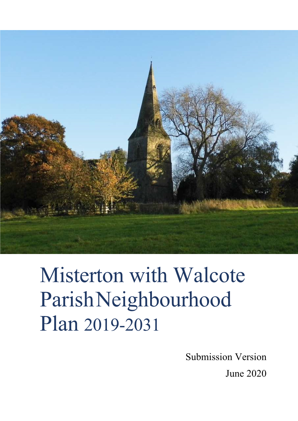 Misterton with Walcote Neighbourhood Plan Submission