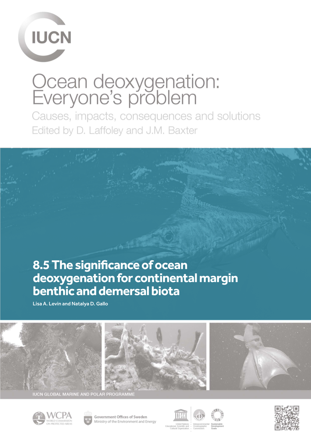 8.5 the Significance of Ocean Deoxygenation for Continental Margin Benthic and Demersal Biota Lisa A