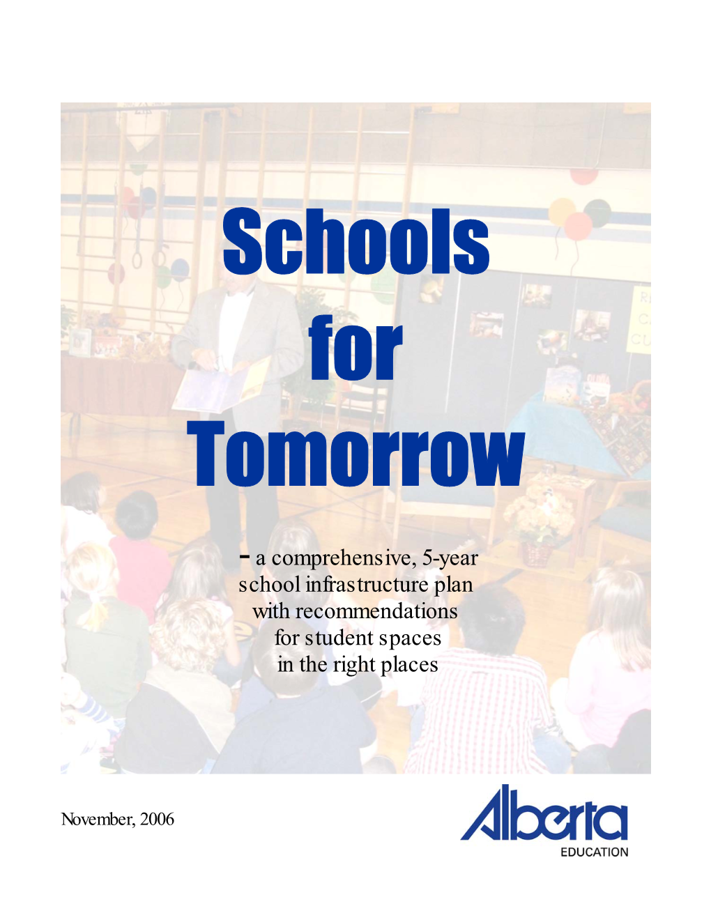 Schools for Tomorrow