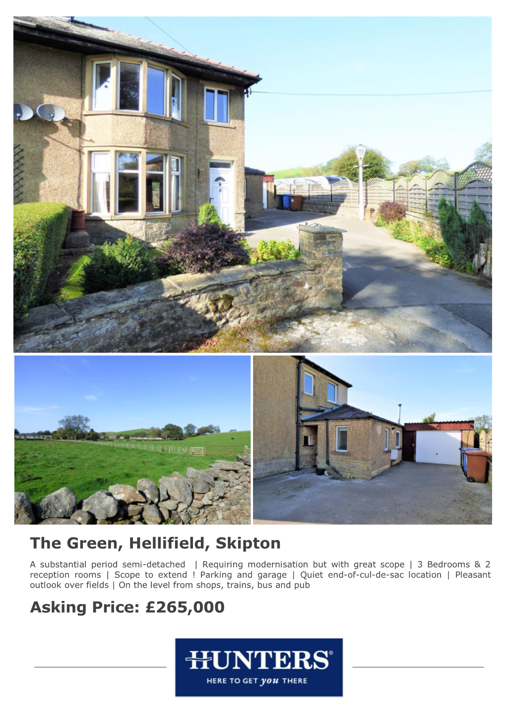The Green, Hellifield, Skipton Asking Price