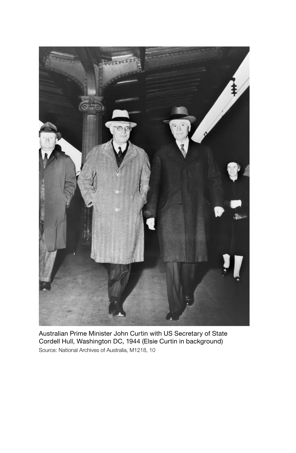 Australian Prime Minister John Curtin with US Secretary Of