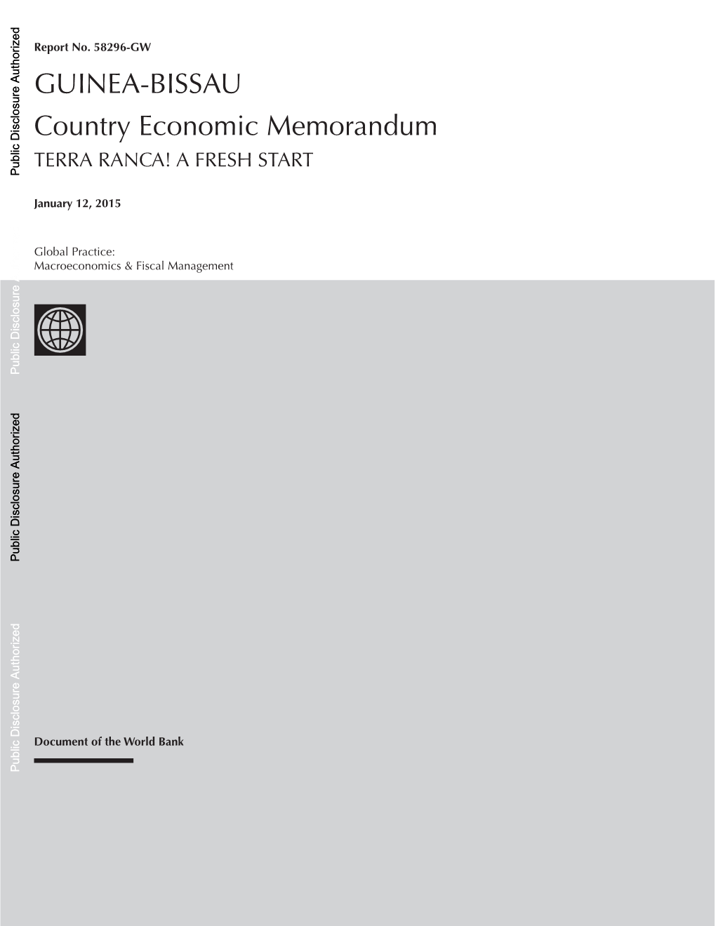 World Bank Document