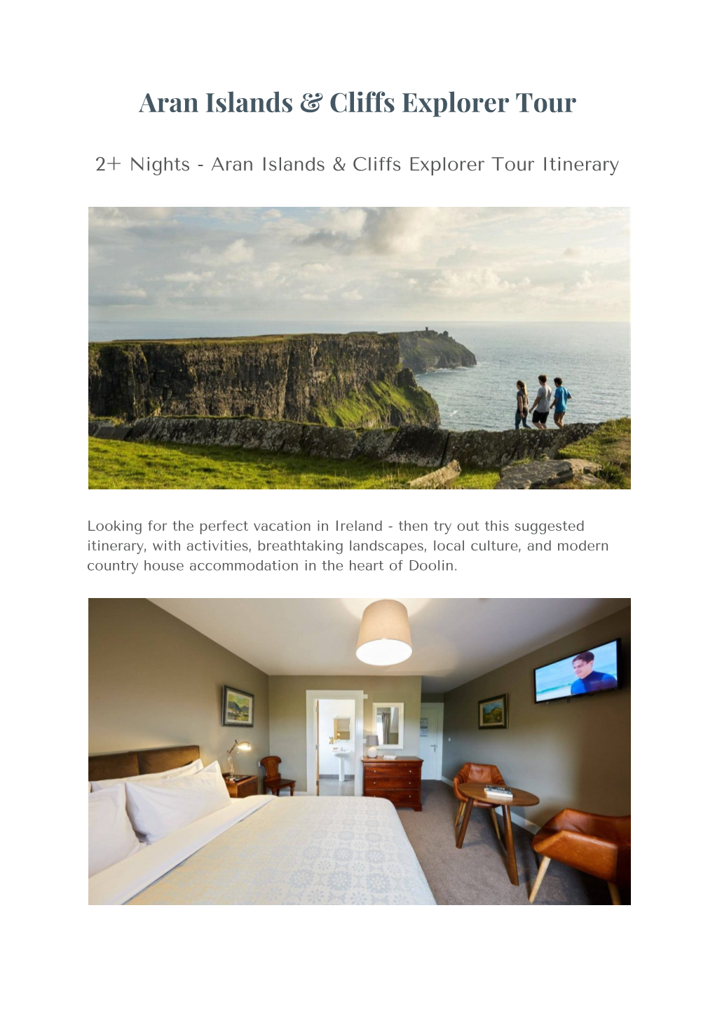 Aran Islands & Cliffs Explorer Tour