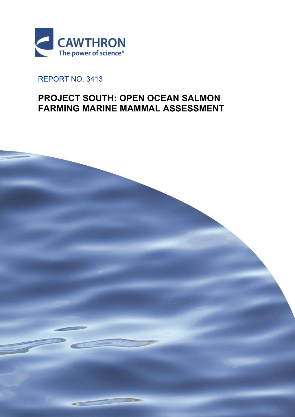 Marine Mammal Assessment