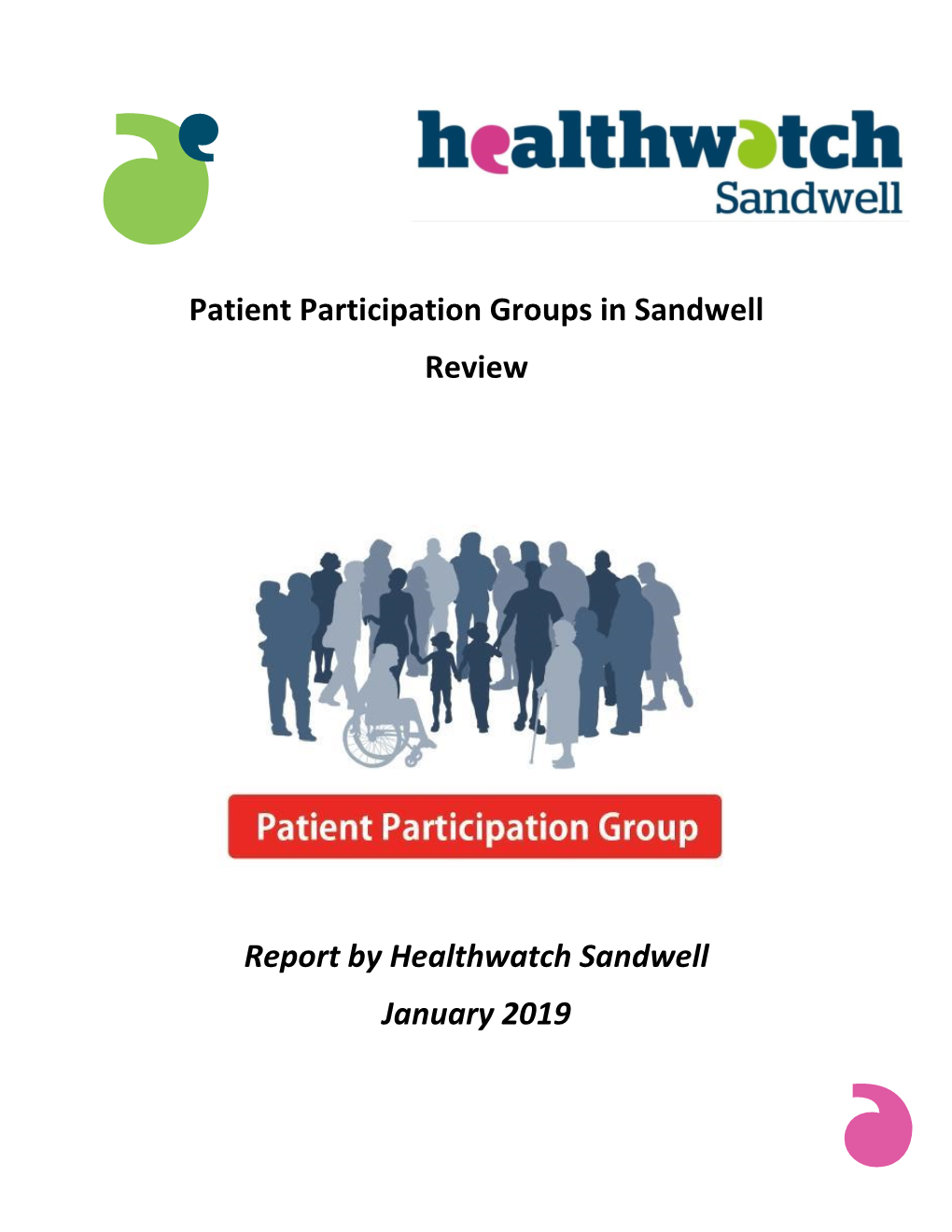 Patient Participation Groups in Sandwell Review Report By