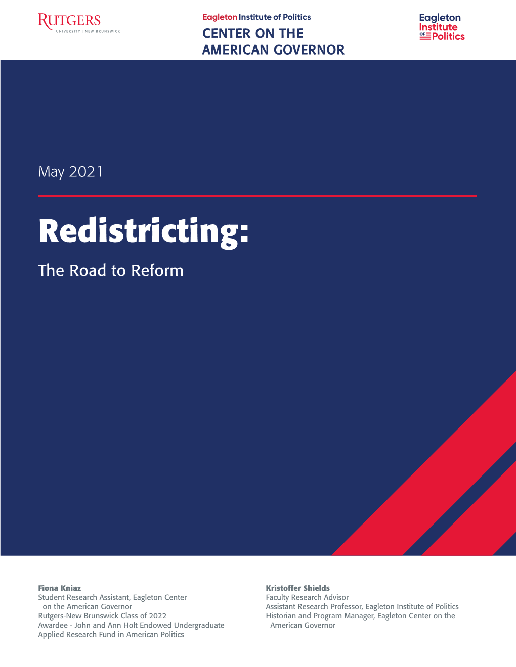 Redistricting: the Road to Reform