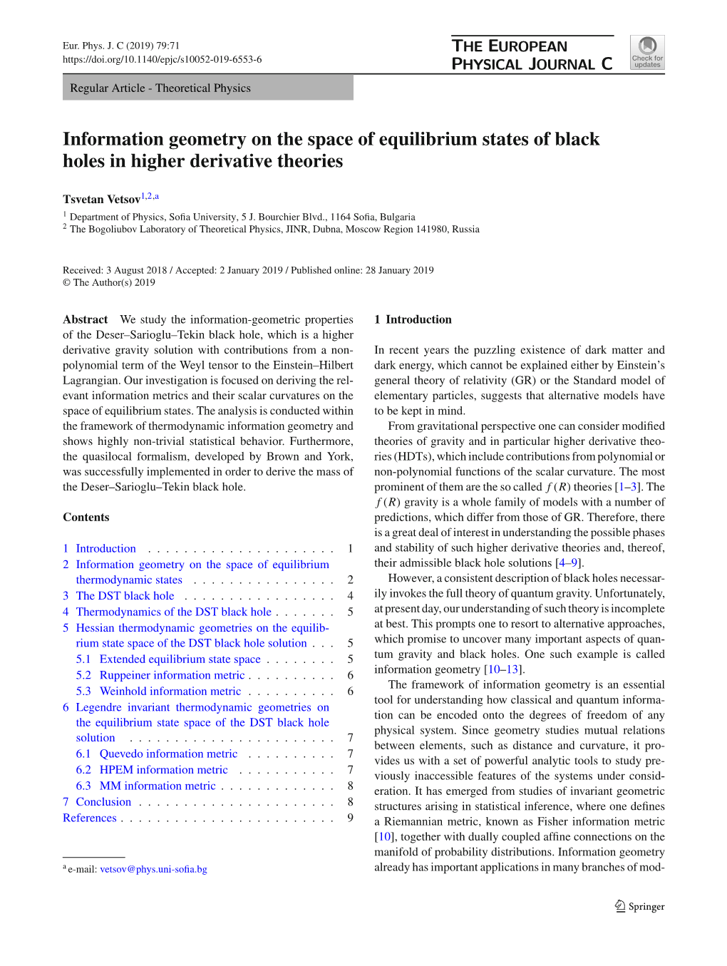 Information Geometry on the Space of Equilibrium States of Black Holes in Higher Derivative Theories