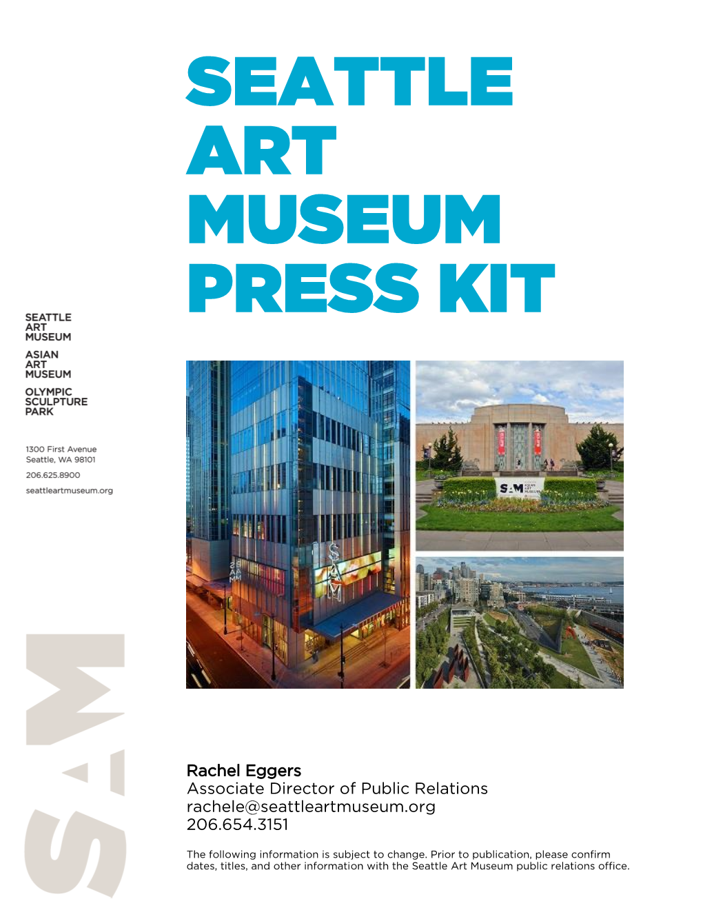 Seattle Art Museum Press Kit