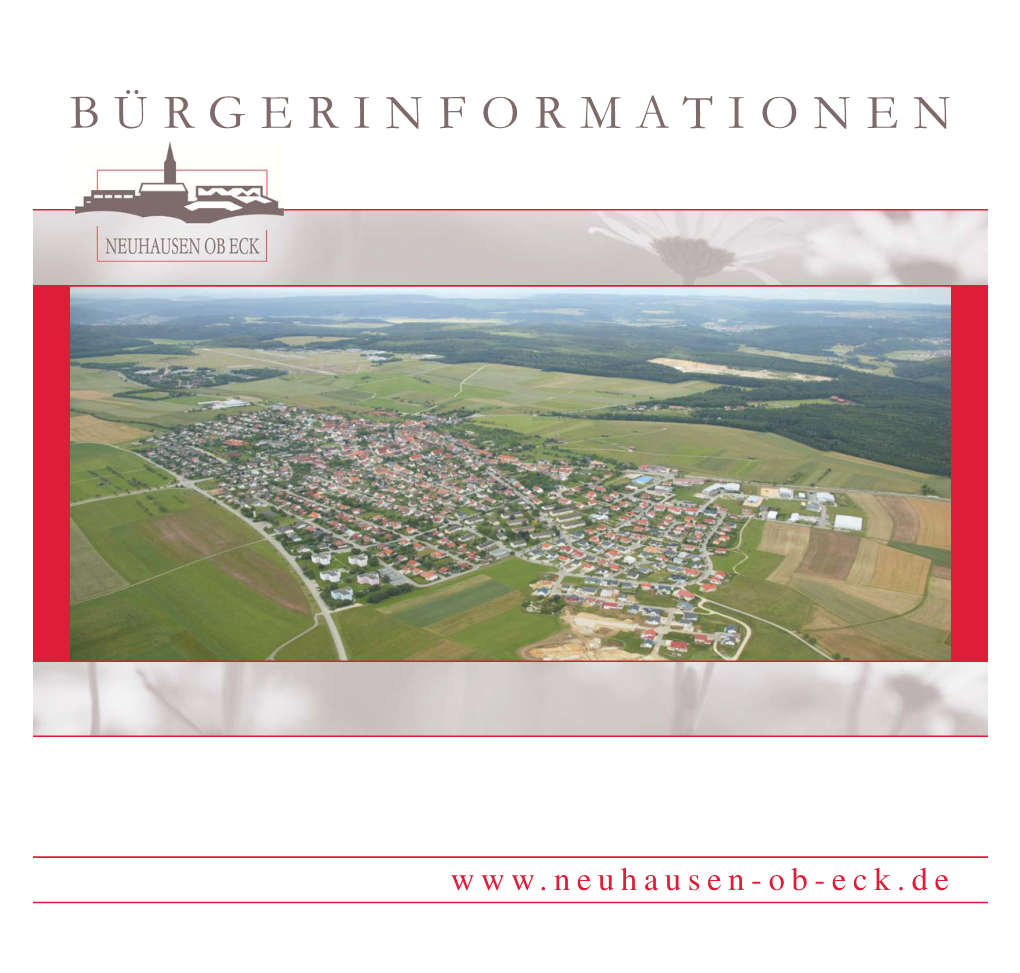 Bürger-Informationsbroschüre Neuhausen Ob