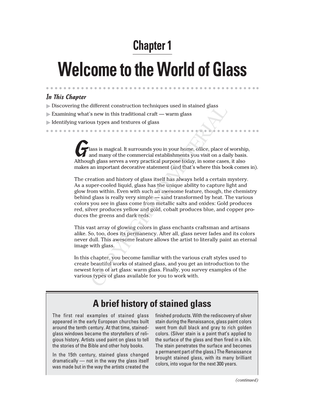 The World of Glass