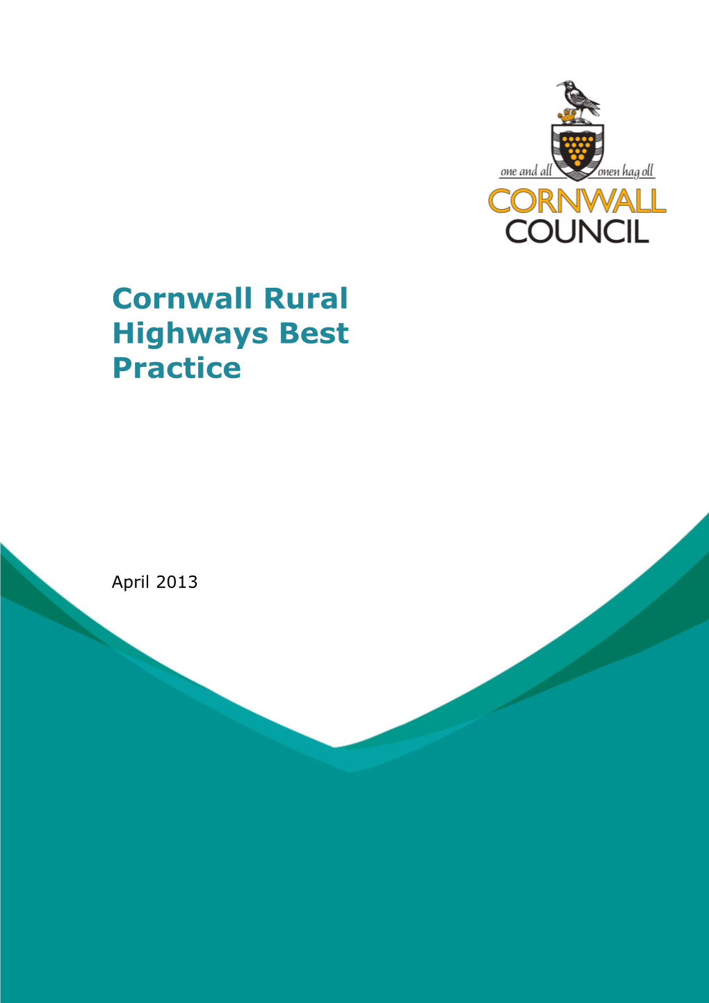 Cornwall Rural Highways Best Practice